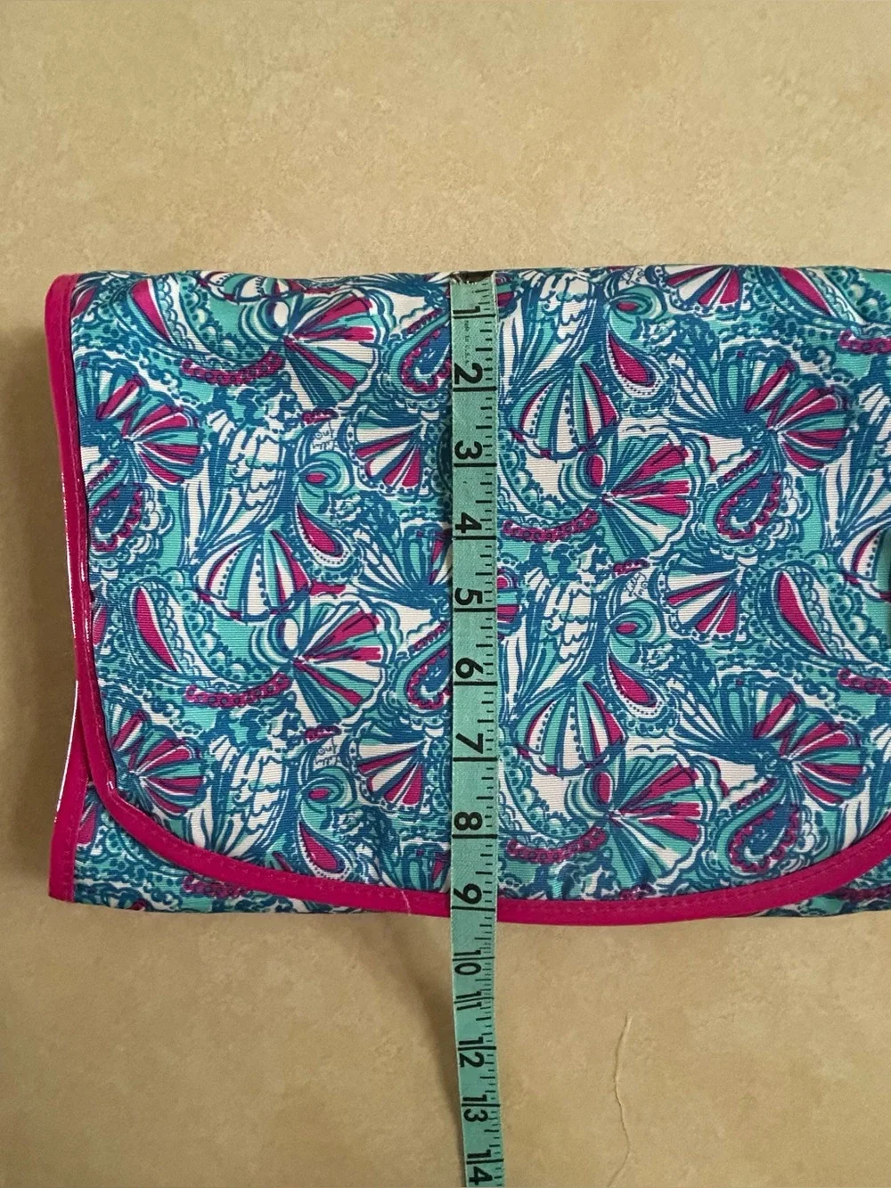 Lilly Pulitzer x Target My Fans Hanging Valet Cosmetic Travel Toiletry Bag